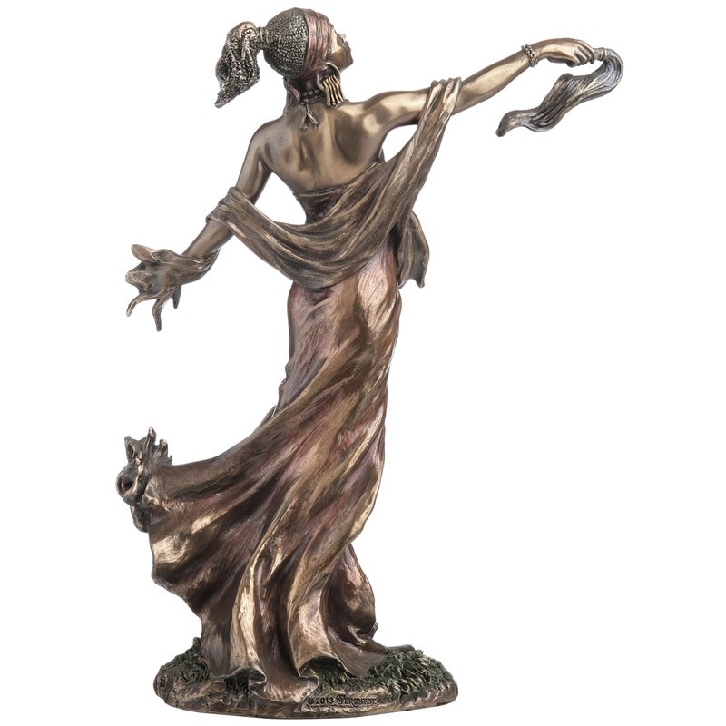 Unicorn Studio OYA - Goddess of Wind, Storm and Transformation Figurine, Bronze Color - Image 3